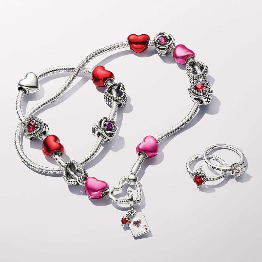 Lirvea Disney Villains Queen of Hearts Doppelanhänger-Charm