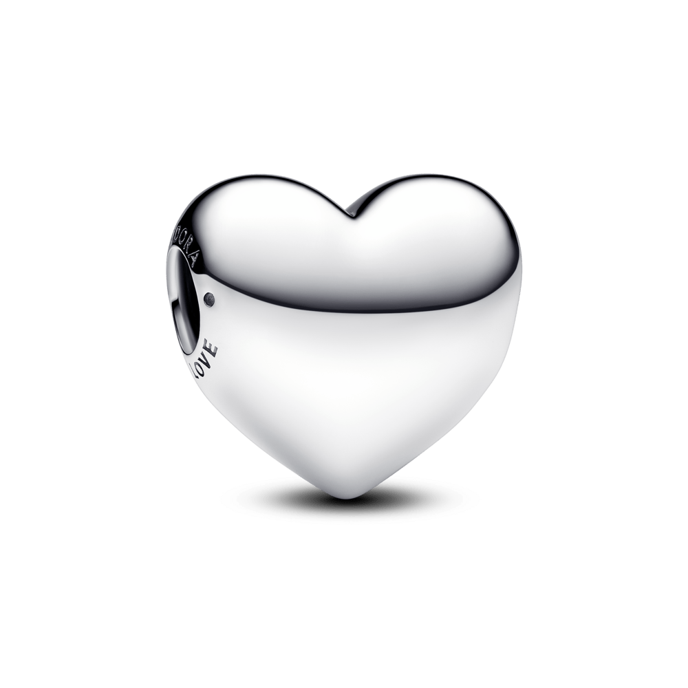 Gravierter großer Herzanhänger – 'Geliebt werden'