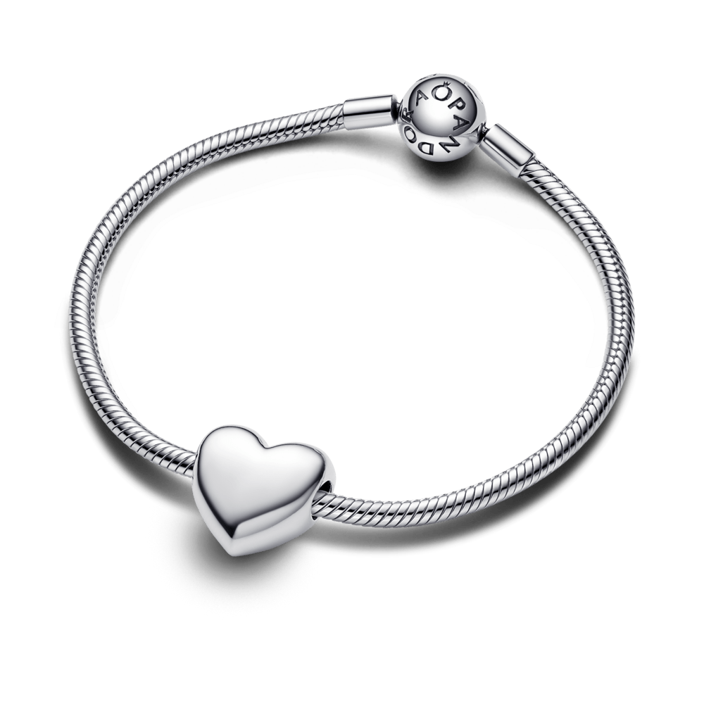 Gravierter großer Herzanhänger – 'Geliebt werden'