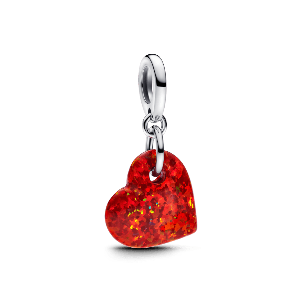 Kabantis Opal Bead 'Rote Herz'