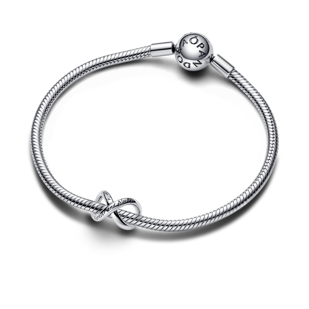 Bead “Always and Forever” with an infinity sign