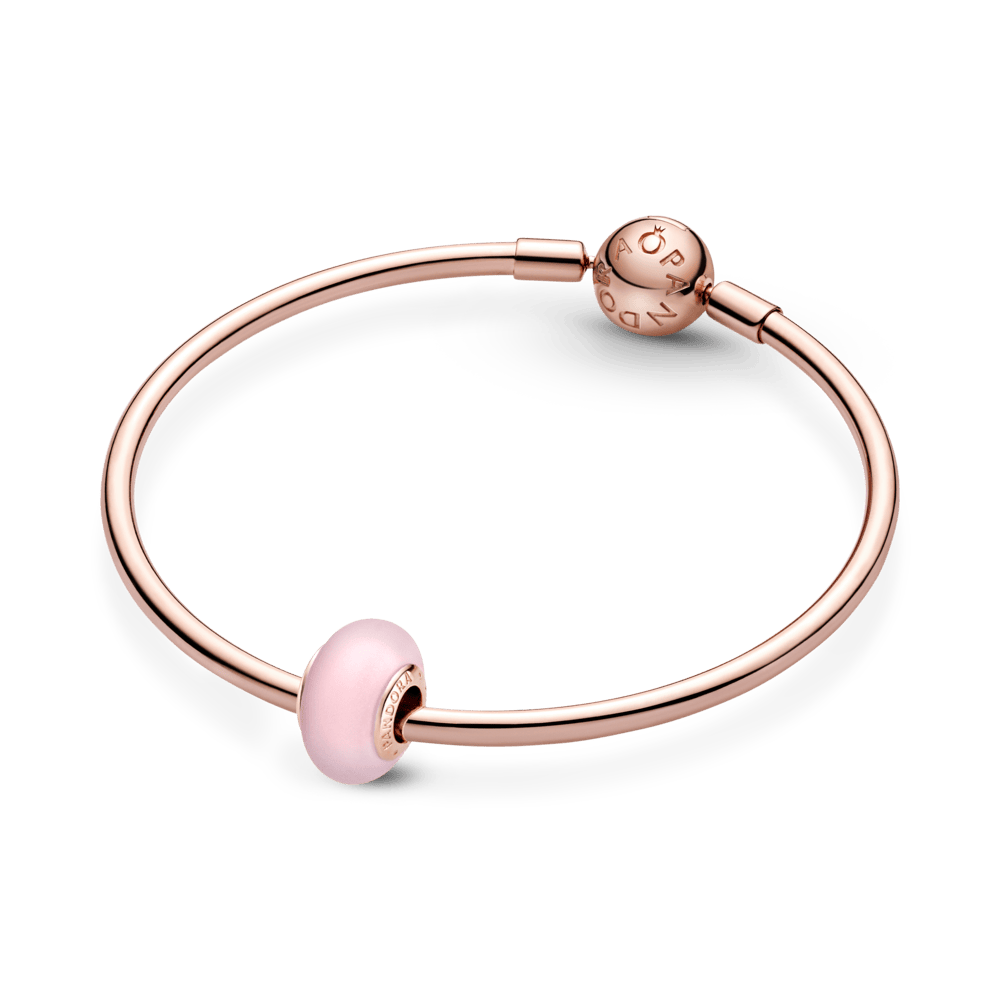 Mattes Rosa Murano-Glasperlen