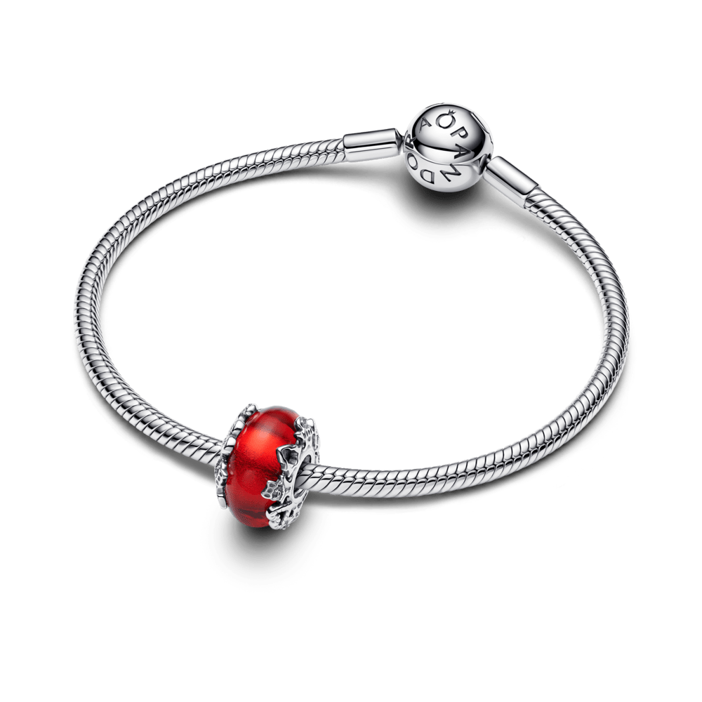 Murano-Glas-Amulett Weihnachtszauber