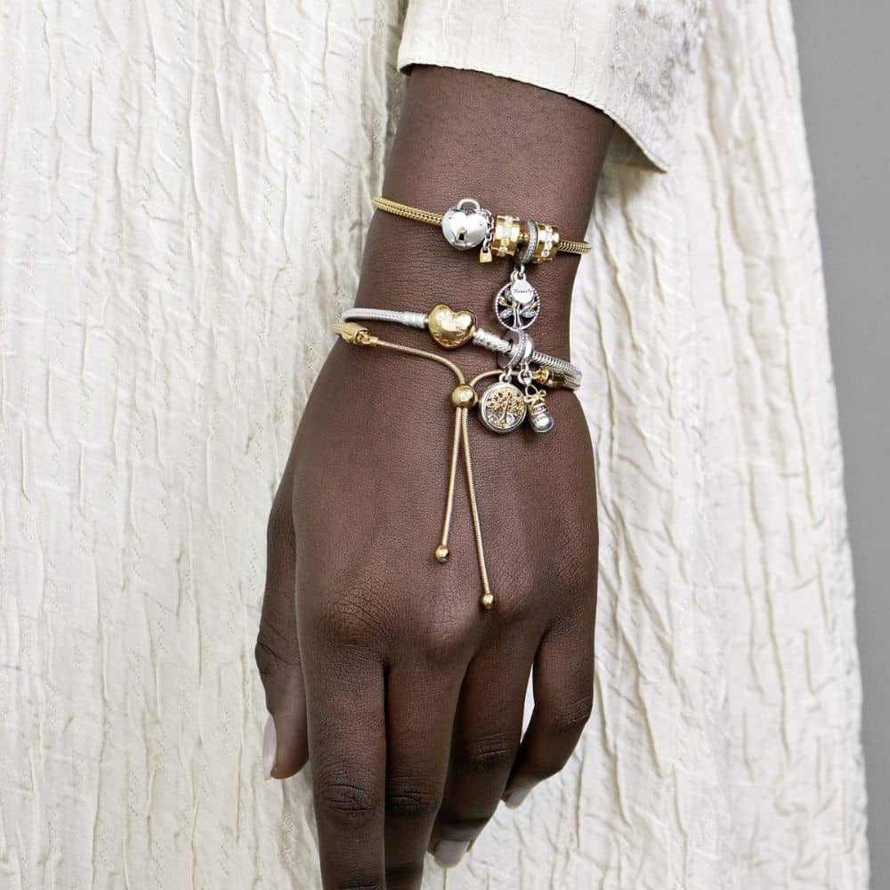 Lirvea Moments Herz und Schlangen-Gliederarmband