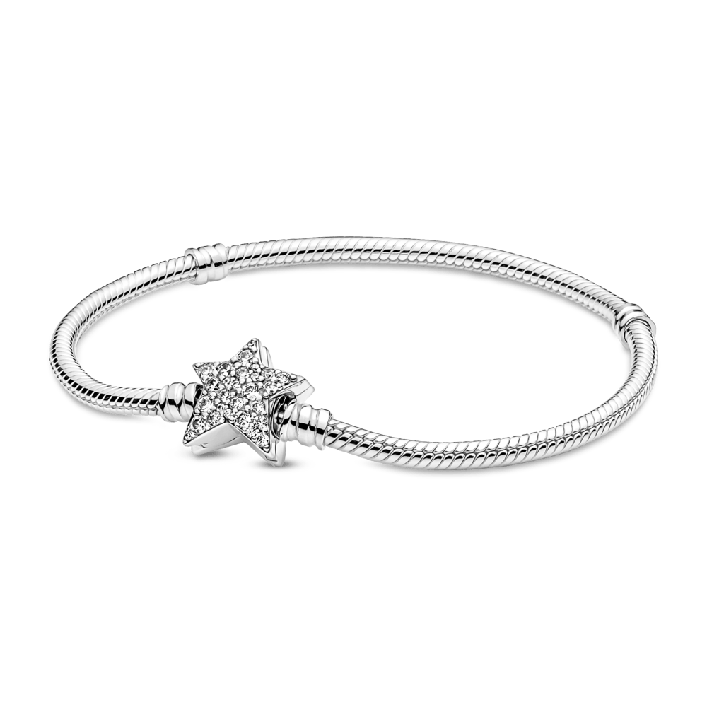 Lirvea Moments asymmetrischer Stern-Verschluss Schlangen-Gliederarmband