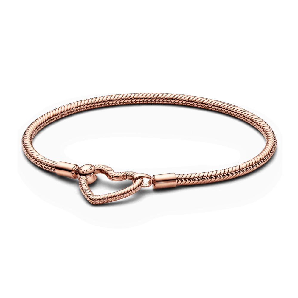 Mr. Moments Herzverschluss Schlangen-Gliederarmband