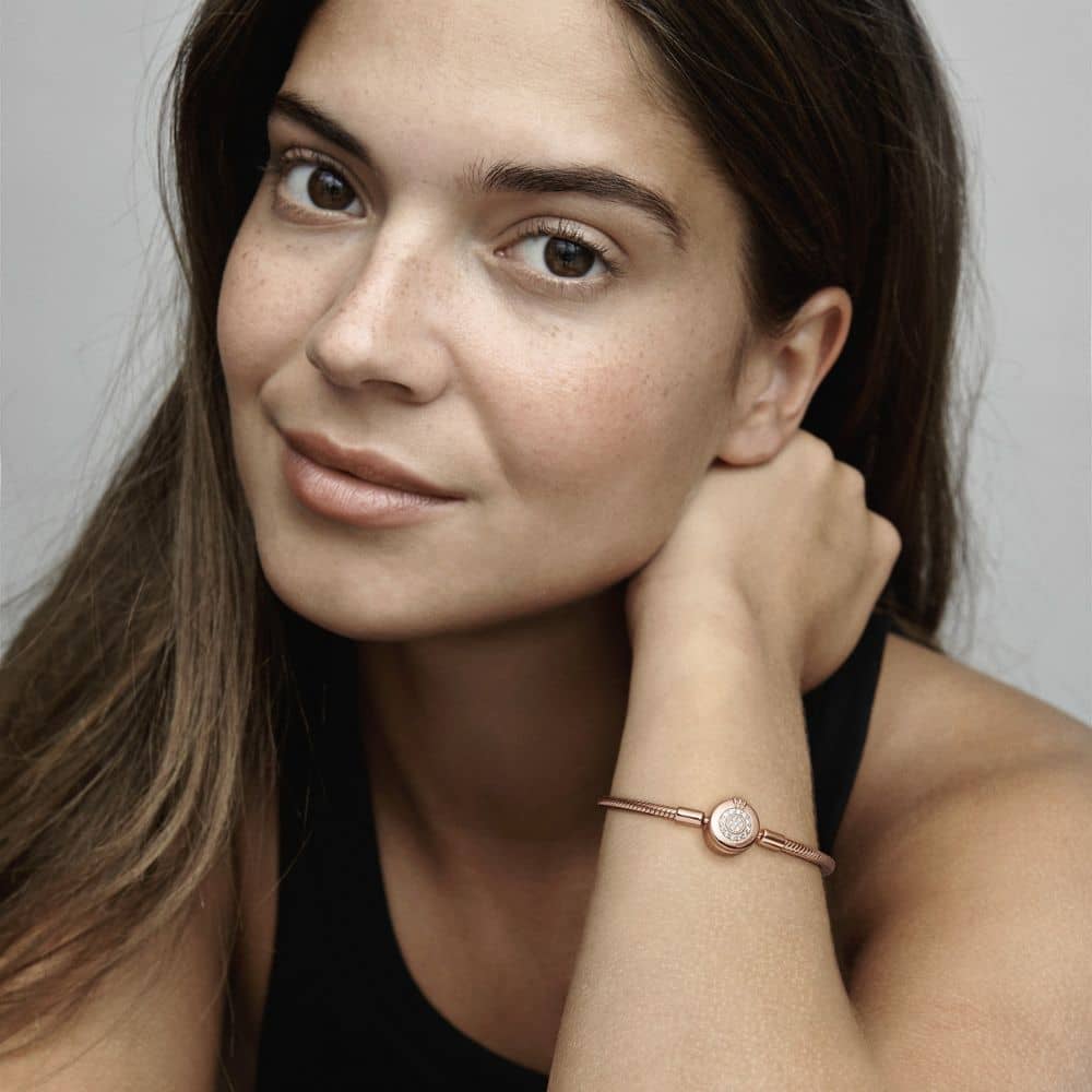 Lirvea Funkelndes Crown O Schlangen-Gliederarmband