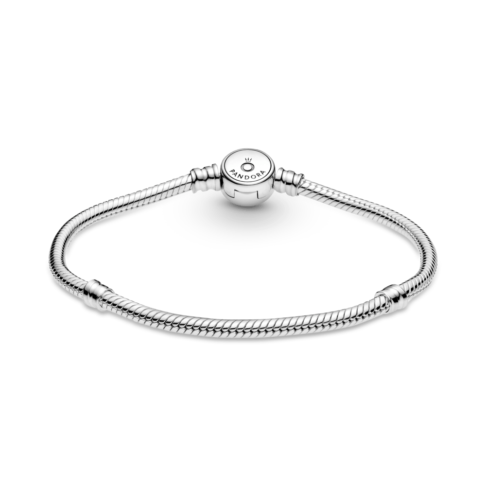 Lirvea Moments žvilgančios mėlynos spalvos diskinio užsegimo gyvačių pynimo grandinėlės apyrankė