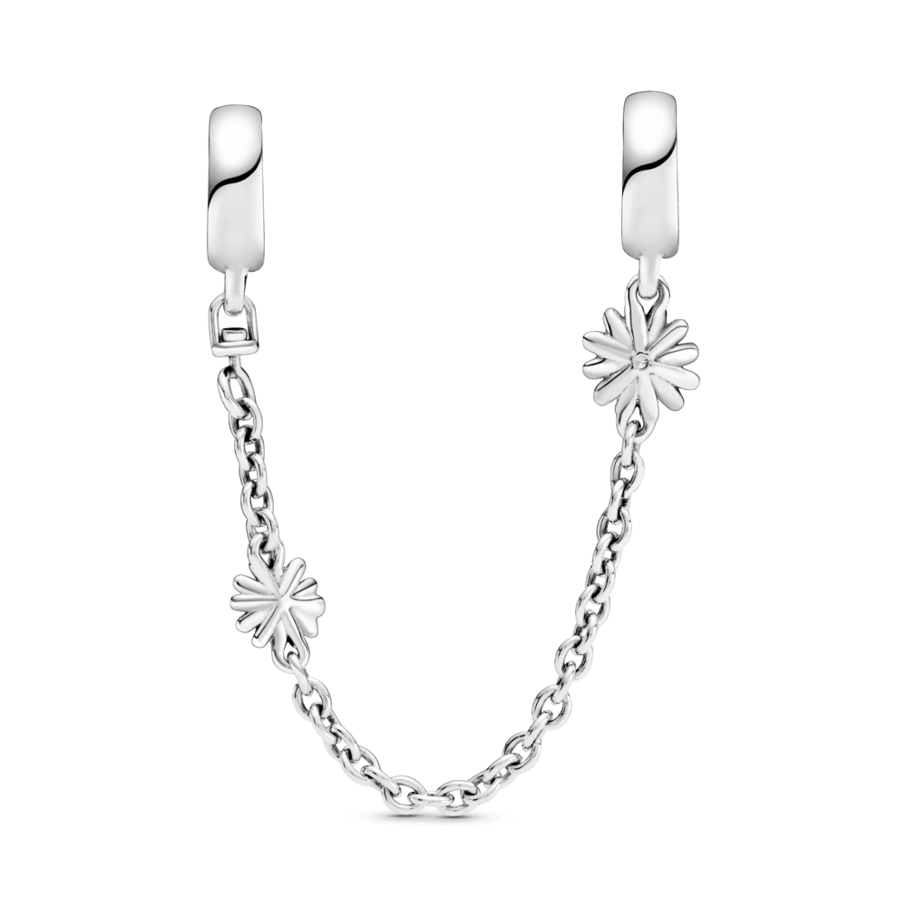 Amulett mit Sicherheitskettchen und Margeritenmuster