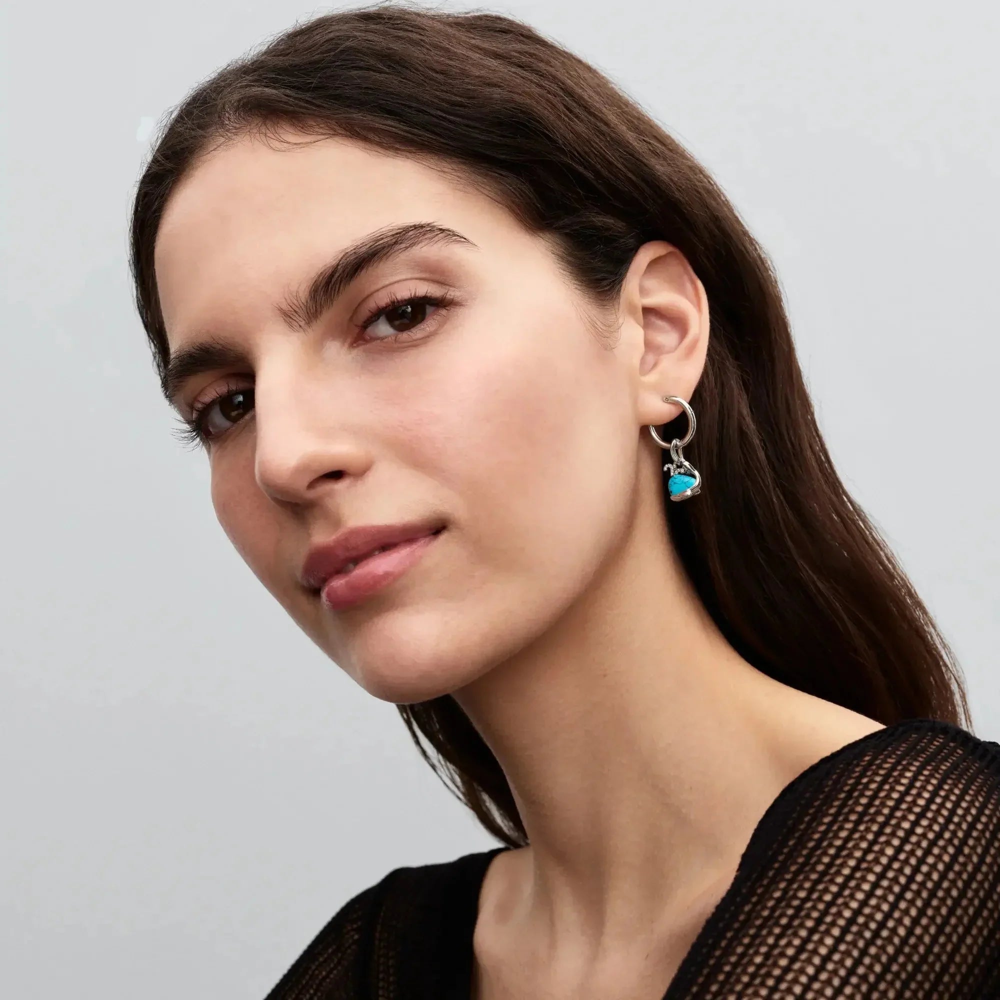 Türkisfarbener Wal-Hängeschmuck