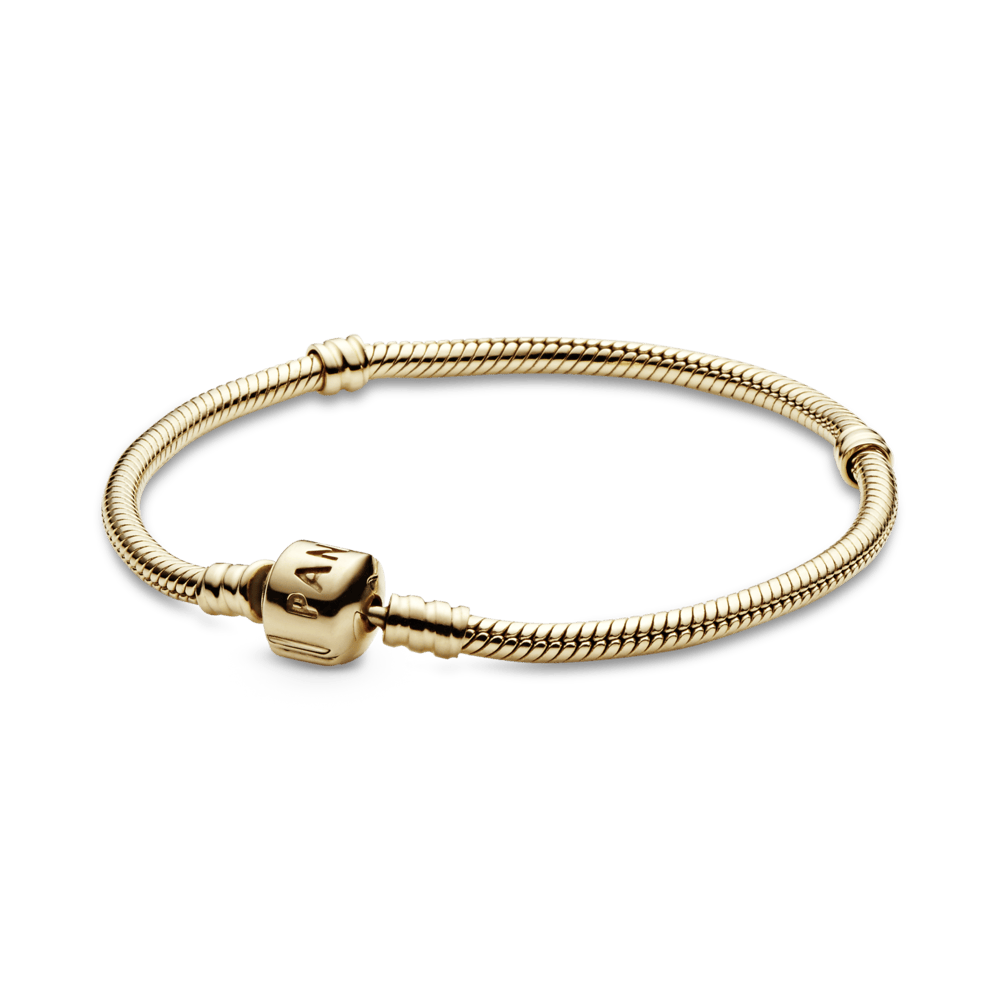 Lirvea Verspieltes Zylinder-Verschluss Schlangen-Gliederarmband