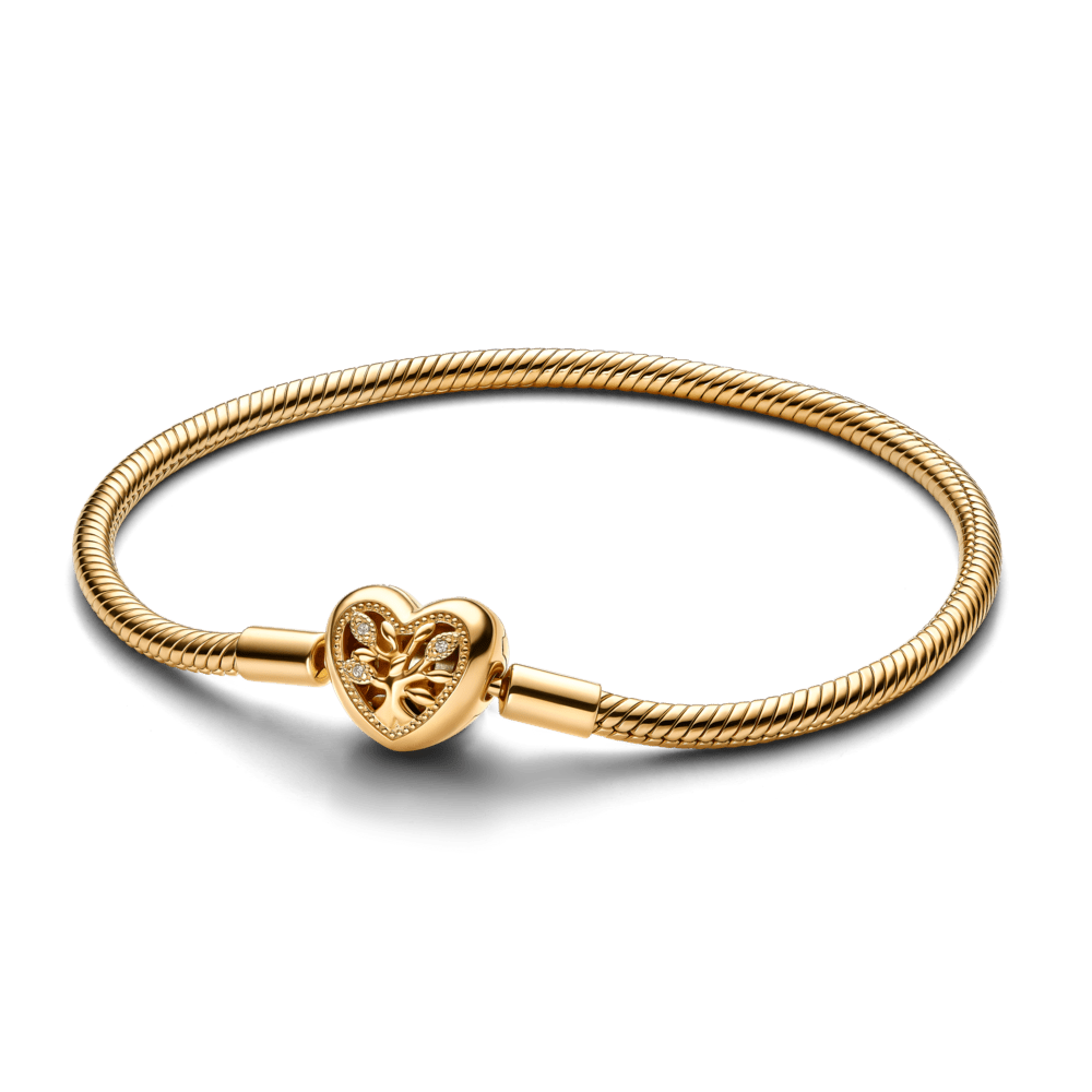 Lirvea Moments Schlangen-Gliederarmband mit Funklendem Unendlichkeits-Herzverschluss