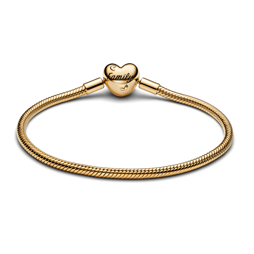 Lirvea Moments Schlangen-Gliederarmband mit Funklendem Unendlichkeits-Herzverschluss