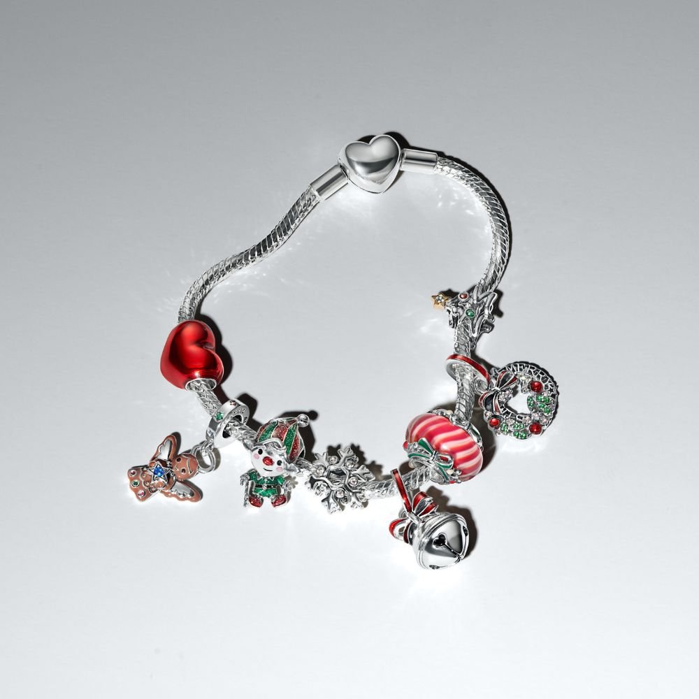 Doppelt hängender Anhänger „Festkranz“