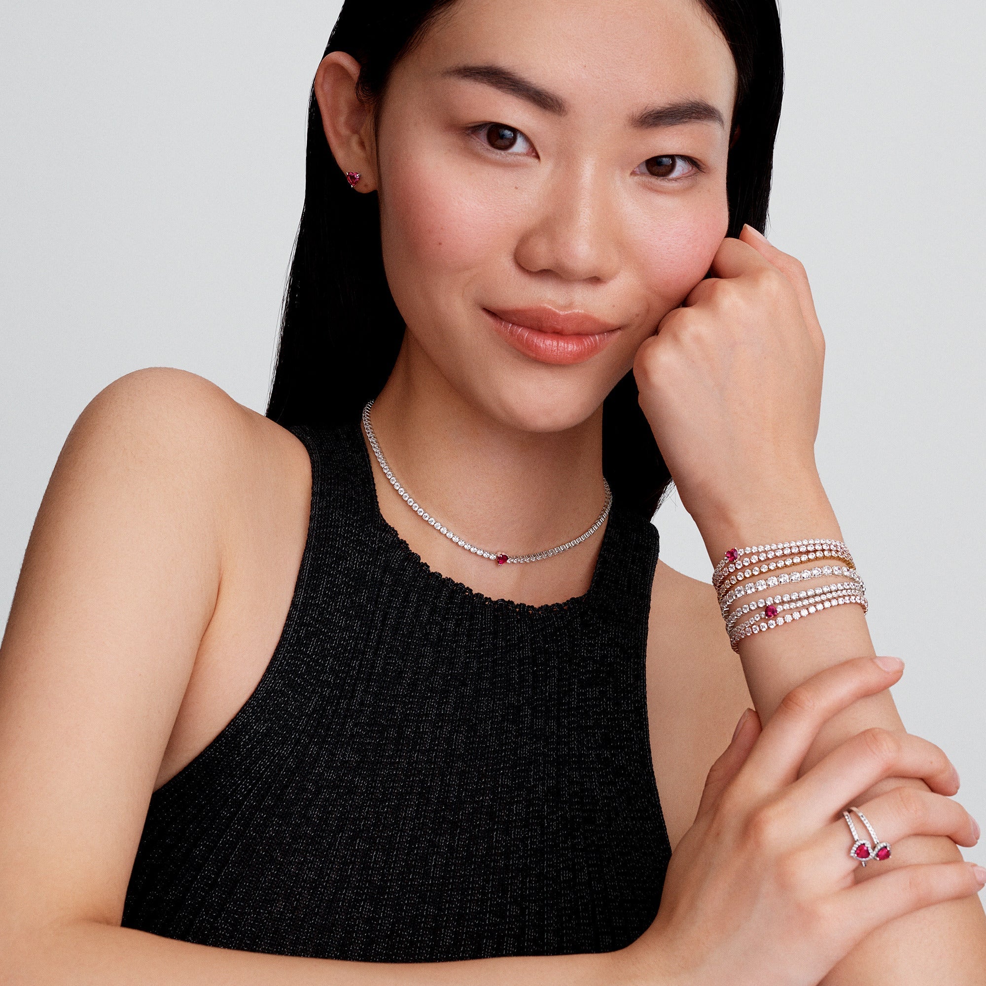 Lirvea Funkelndes Tennisarmband