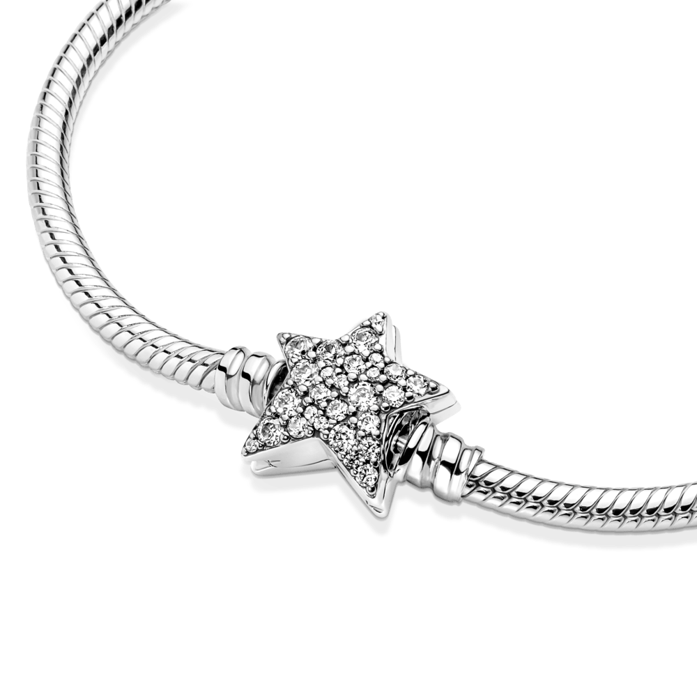 Lirvea Moments asymmetrischer Stern-Verschluss Schlangen-Gliederarmband