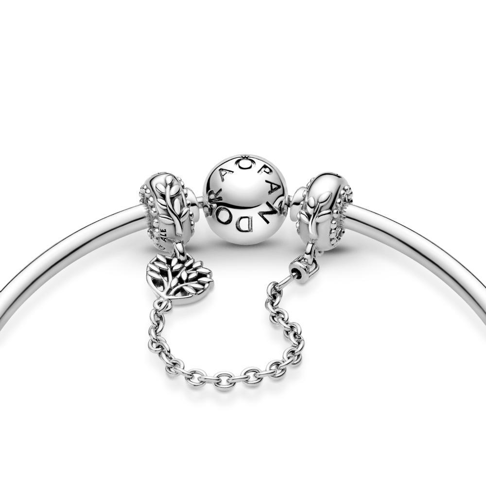 Familienbaumholz Amulett mit Sicherheitskette